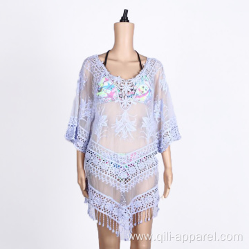 casual lady's summer clothing beach wear cover up